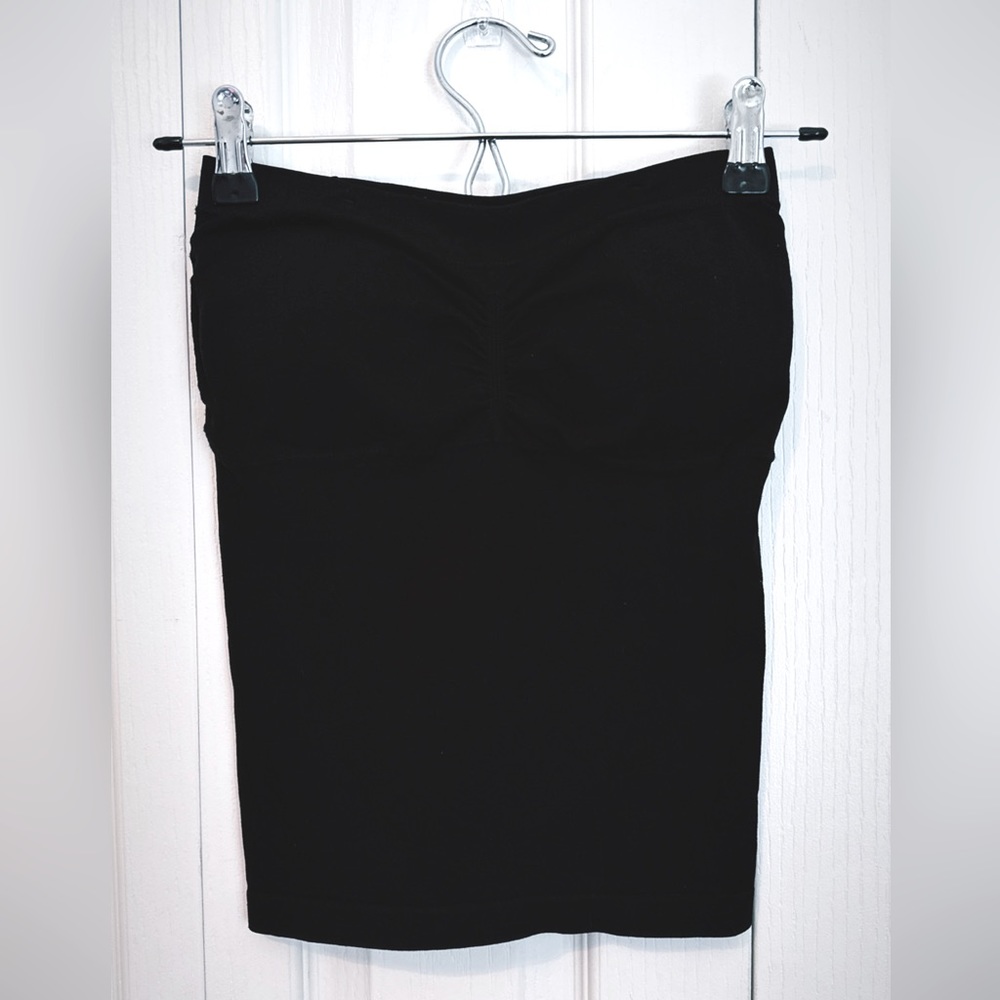 Rainbow Shop Black Tube Top (OS)